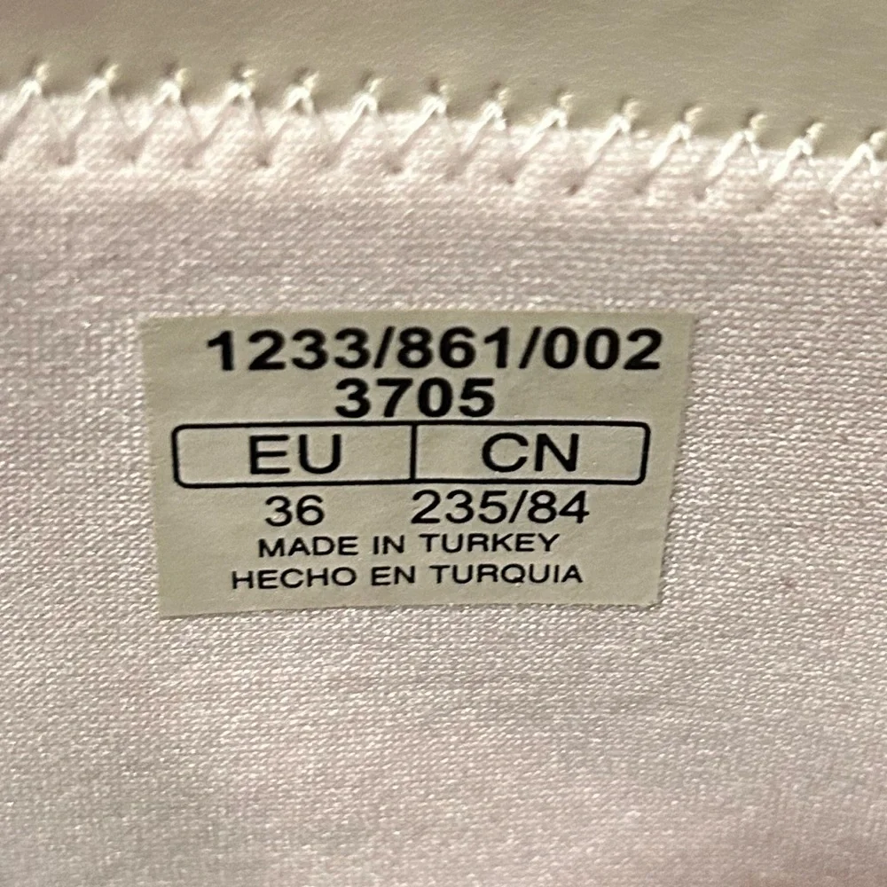 Bershka Platform Chunky Sock Boots Cream / Beige Size 6 - Picture 10 of 10